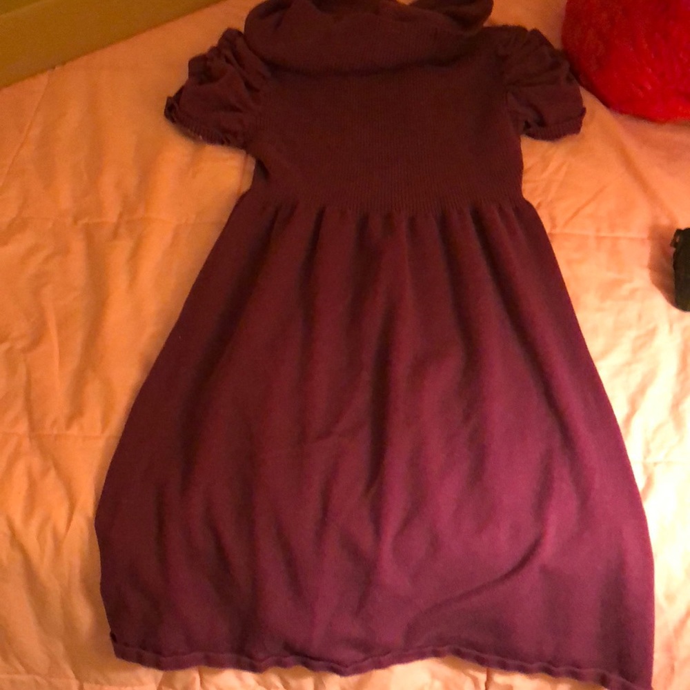 Purple baby doll sweater